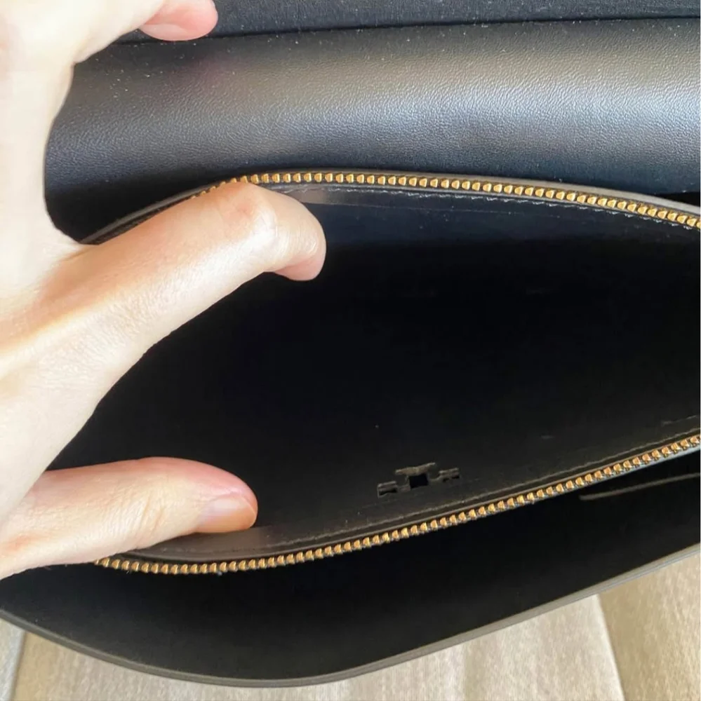 Tory Burch Block-T Leather Satchel